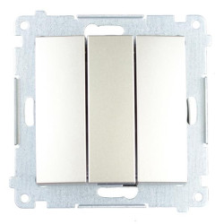 Łącznik potrójny DW31.01/44 złoty mat Kontakt Simon54