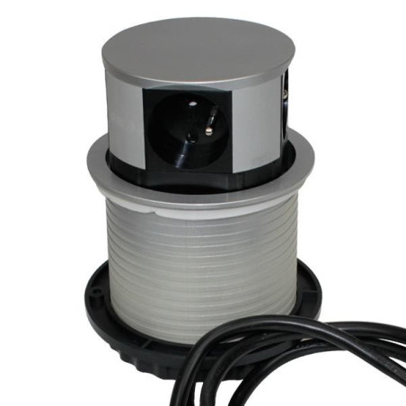 Gniazdo meblowe 4x2P+Z wysuwane z blatu OR-AE-1341 ORNO