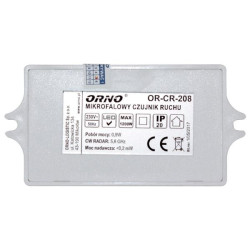Czujnik ruchu mikrofalowy OR-CR-208 ORNO Czujnik ruchu mikrofalowy OR-CR-208 ORNO