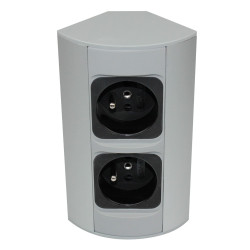 Gniazdo meblowe bez wyłącznika 2x230V OR-AE-1303/G ORNO