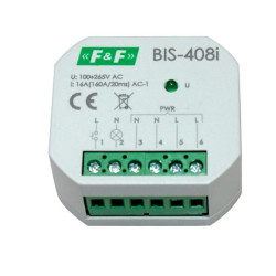 Przekaźnik bistabilny do puszki BIS-408-LED 230V F&F