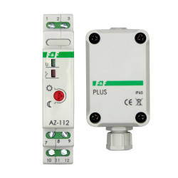 Automat zmierzchowy na szynę z sondą AZ-112 plus F&F