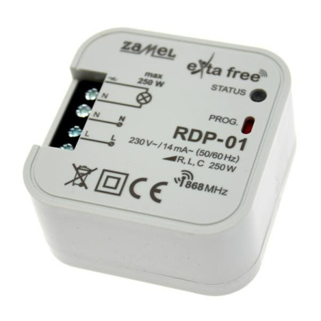 Radiowy ściemniacz dopuszkowy RDP-01 Exta Free ZAMEL