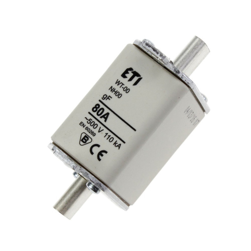 Bezpiecznik mocy WT-00/gF 80A 004114338 Eti Bezpiecznik mocy WT-00/gF 80A 004114338 Eti