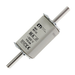 Bezpiecznik mocy WT-1 (1C) 80A gL/gG 004113233 Eti