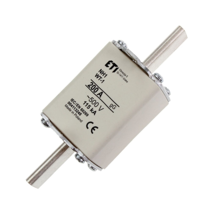 Bezpiecznik mocy WT-1 200A gL/gG 004113248 Eti Bezpiecznik mocy WT-1 200A gL/gG 004113248 Eti