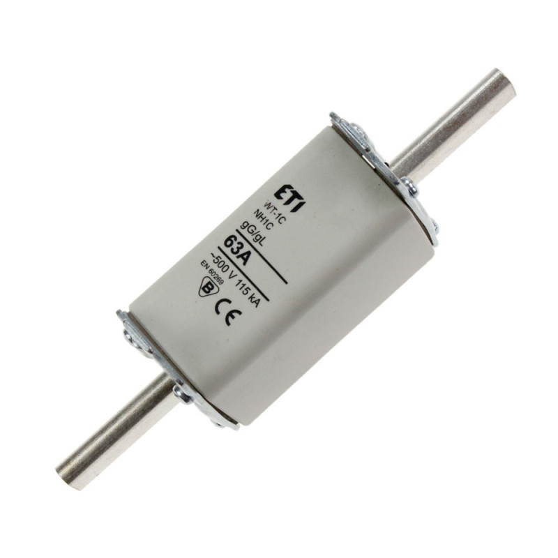 Bezpiecznik mocy WT-1 C 63A gL/gG 004113232 Eti Bezpiecznik mocy WT-1 C 63A gL/gG 004113232 Eti