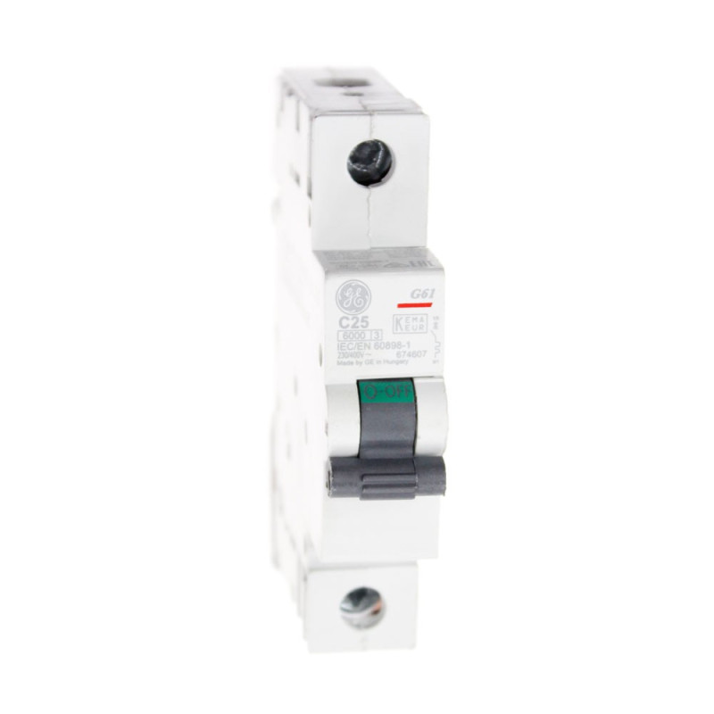 Wyłącznik nadprądowy C 25A 1P 6kA G61 674607 Redline GE Wyłącznik nadprądowy C 25A 1P 6kA G61 674607 Redline GE