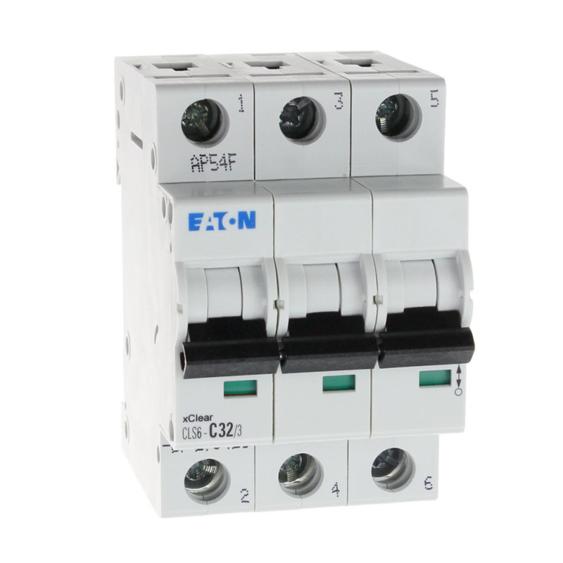 Wyłącznik nadprądowy 3P CLS6 B 32A 6kA AC 270411 Eaton Electric Wyłącznik nadprądowy 3P CLS6 B 32A 6kA AC 270411 Eaton Electric