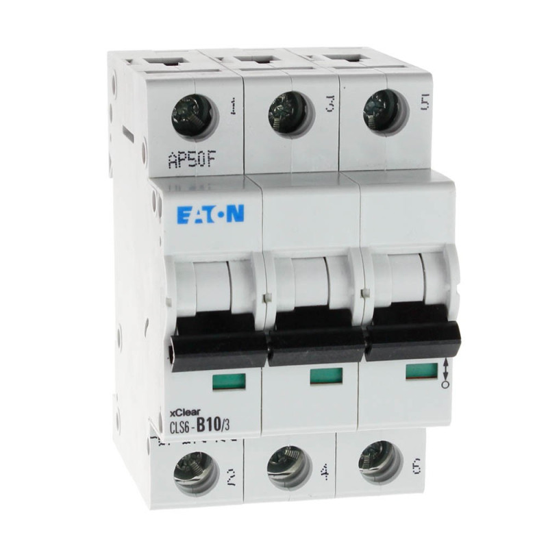 Wyłącznik nadprądowy 3P CLS6 B 10A 6kA AC 270406 Eaton Electric Wyłącznik nadprądowy 3P CLS6 B 10A 6kA AC 270406 Eaton Electric