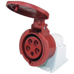 Gniazdo siłowe n/t 32A 5P 400V IP44 23397 FAMATEL