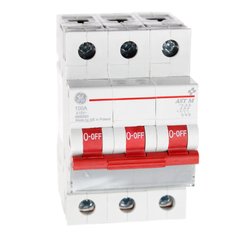 Rozłącznik Aster AST M 100 30 100A 3P 666560 Redline GE Rozłącznik Aster AST M 100 30 100A 3P 666560 Redline GE