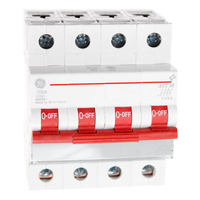 Rozłącznik Aster AST M 100 40 100A 4P 666561 Redline GE Rozłącznik Aster AST M 100 40 100A 4P 666561 Redline GE