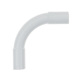 Złączka kątowa 90 stopni kielichowa do rur PVC 22 biała 10152 TT Plast