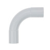 Złączka kątowa 90 stopni kielichowa do rur PVC 37 biała