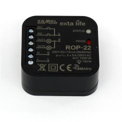 Radiowy odbiornik dopuszkowy 2-kanałowy ROP-22 EXTA LIFE ZAMEL
