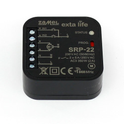 Radiowy sterownik rolet 2-kierunkowy SRP-22 EXTA LIFE ZAMEL