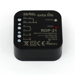 Radiowy odbiornik dopuszkowy 1-kanałowy ROP-21 EXTA LIFE ZAMEL