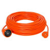 Przedłużacz 1-gniazdowy pomarańczowy 10m 2x1 W-01526 KEL Plast-Rol