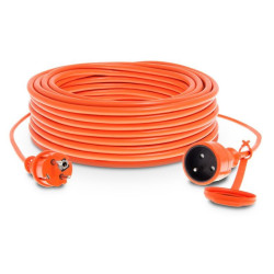 Przedłużacz 1-gniazdowy IP44 z klapką 20m W-96971 KEL Plastrol