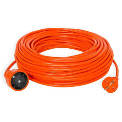 Przedłużacz 1-gniazdowy pomarańczowy 15m IP20 W-01527 KEL Plastrol
