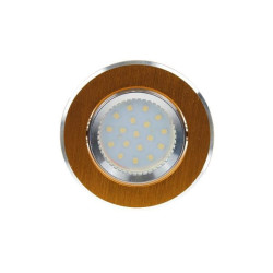 Oprawa LED oczko 80mm 3w1 3,5W GU10 złoto szczotkowane Tris