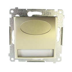 Oprawa schodowa LED DOS.01/44 230V złoty mat Kontakt Simon54