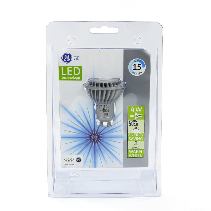 Żarówka LED 4W GU10 3100K 230V Power LED 75284 GE Żarówka LED 4W GU10 3100K 230V Power LED 75284 GE
