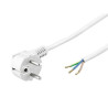 Przewód przyłączeniowy przyłączacz OMY 3x1,5 3m biały uni-schuko PLAST-ROL
