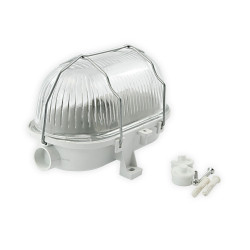 Oprawa kanałowa 60W Ala owal IP44 siatka metalowa 341295 Lightech