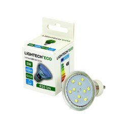 Żarówka LED 5W GU10 6500K 230V szklana 113392 Lightech