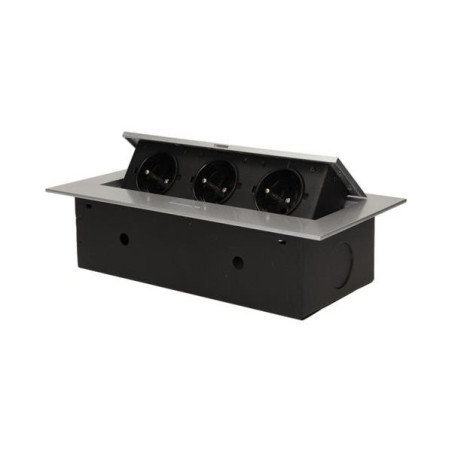 Gniazdo wpuszczane w blat 3x2P+Z OR-AE-1371/G ORNO