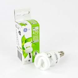 Świetlówka kompaktowa Mini Spiral E14 230 8W 8Y 72711 GE