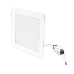 Oprawa LED downlight SLIM 18W 3K kwadrat biała 232297 Lightech
