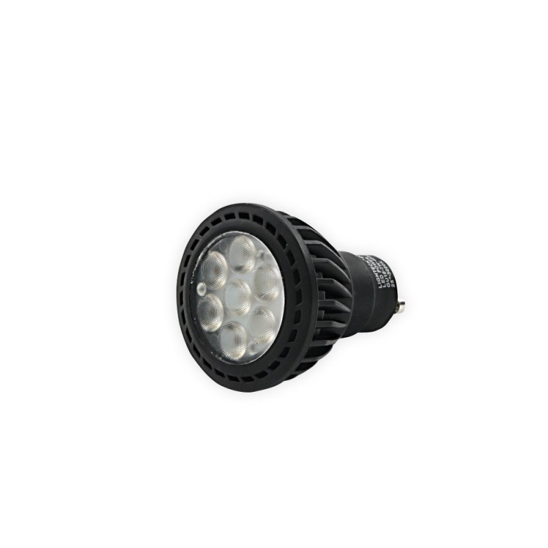 Żarówka LED 7W 480lm GU10 3000K 230V kolor czarny Lightech Żarówka LED 7W 480lm GU10 3000K 230V kolor czarny Lightech