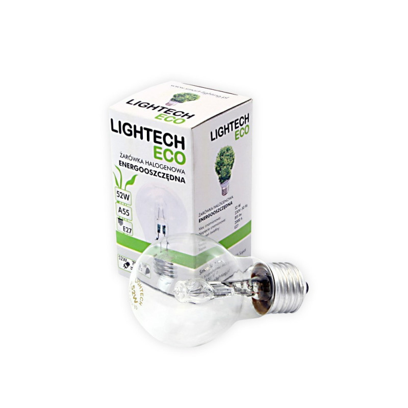 Żarówka halogenowa GLS A55 E27/230V 52W (75W) Lightech Żarówka halogenowa GLS A55 E27/230V 52W (75W) Lightech