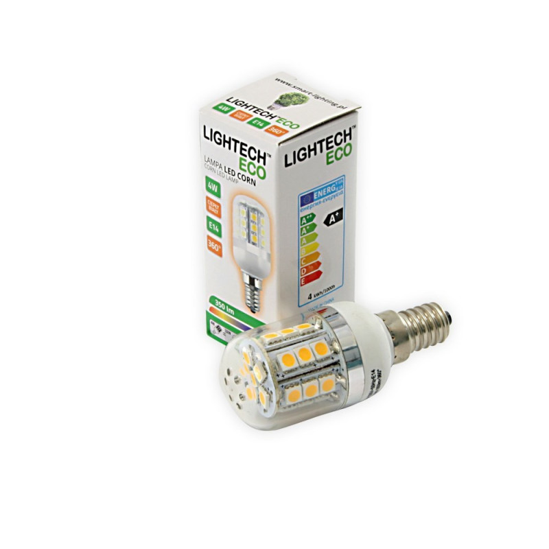 Żarówka LED CORN 4W 320lm E14 2700K 230V 24SMD5050 obudowa plastikowa Lightech Żarówka LED CORN 4W 320lm E14 2700K 230V 24SMD5050 obudowa plastikowa Lightech