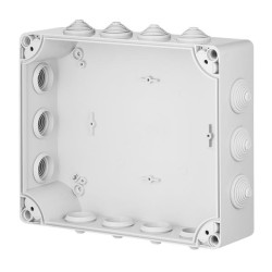 Puszka natynkowa hermetyczna IP55 342x282x165 szara z dławicami Industrial 2724-02 Elektro-Plast Puszka natynkowa hermetyczna IP55 342x282x165 szara z dławicami Industrial 2724-02 Elektro-Plast