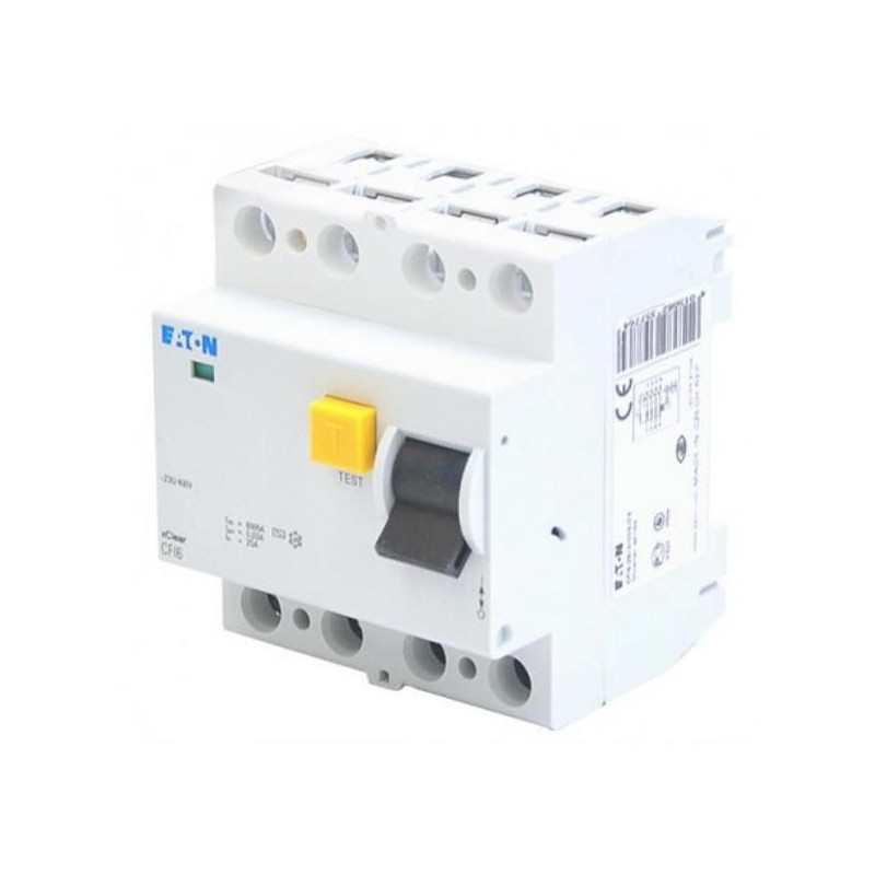 Wyłącznik różnicowoprądowy CFI6 4P 40A 300mA typ AC 235786 Eaton Electric Wyłącznik różnicowoprądowy CFI6 4P 40A 300mA typ AC 235786 Eaton Electric
