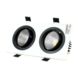 Oprawa LED downlight CARO 2x5W 776lm 4000K 233054 Lightech