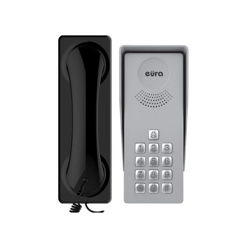 Domofon jednorodzinny ADP-37A3 INGRESSO NERO Eura-Tech Domofon jednorodzinny ADP-37A3 INGRESSO NERO Eura-Tech