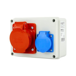Rozdzielnica siłowa n/t 1x16A 5P + 1x230V IP44 NBOX15.1 3658963 Next