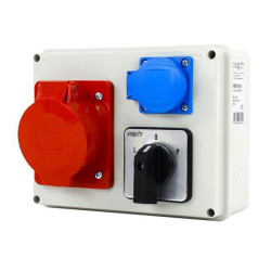 Rozdzielnica siłowa n/t 1x132A 5P 1x230V L-0-P IP44 NBOX19.8 Next