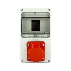 Rozdzielnica siłowa n/t 1x16A 5P 6-mod. IP44 NBOX-6M.1 Next