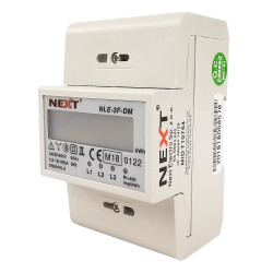 Cyfrowy licznik energii 3-fazowy modułowy NLE-3F-DM z certyfikatem MID Next