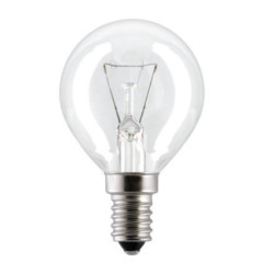 Żarówka 25W E14 230V kulka przezroczysta GE