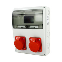 Rozdzielnica siłowa n/t 2x16A 5P 11-mod. IP44 NBOX-11M.1 3605726 Next