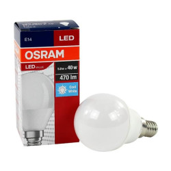 

LED kulka value E14 5W 470lm 4000K OSRAM