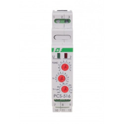 Przekaźnik czasowy 12-264V na szynę TH-35 PCS-516UNI F&F