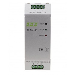 Zasilacz impulsowy 60W ZI-60-24 24V F&F